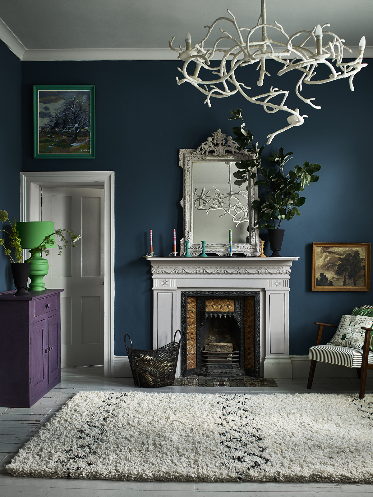 ANNIE SLOAN WALL PAINT - ZIDNA BOJA AUBUSSON BLUE - Слика 3