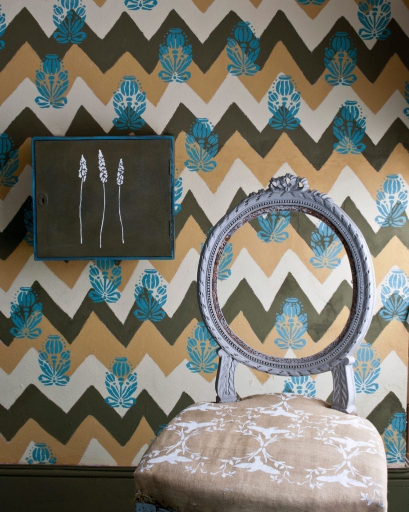 ANNIE SLOAN ŠABLON "POPPY POD" - Слика 2