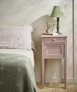Jaipur Pink Chalk Paint Annie Sloan Bedside Table
